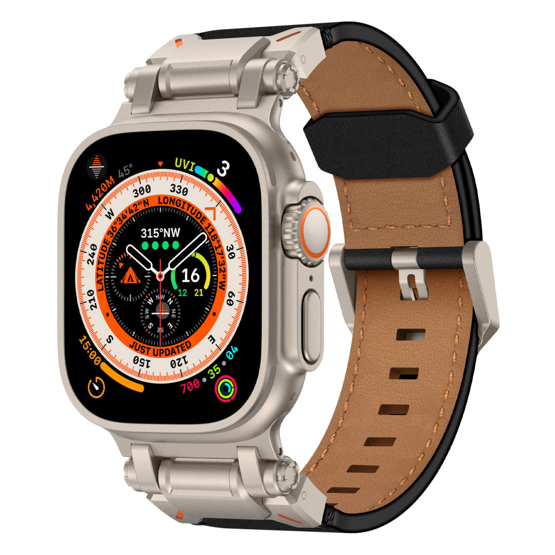 #Color_Titanium Adapter-Black Band