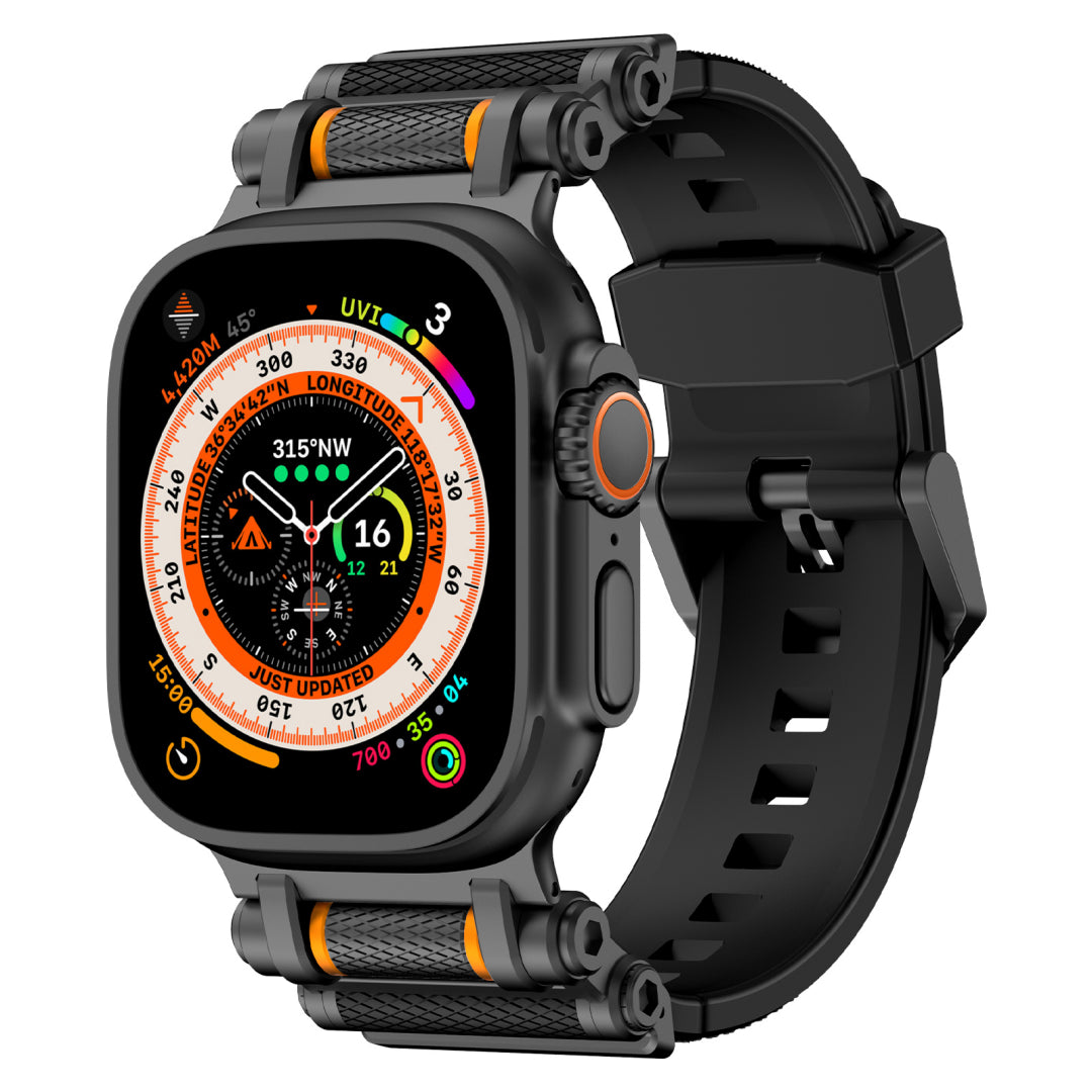 Correa de silicona giratoria táctica para Apple Watch