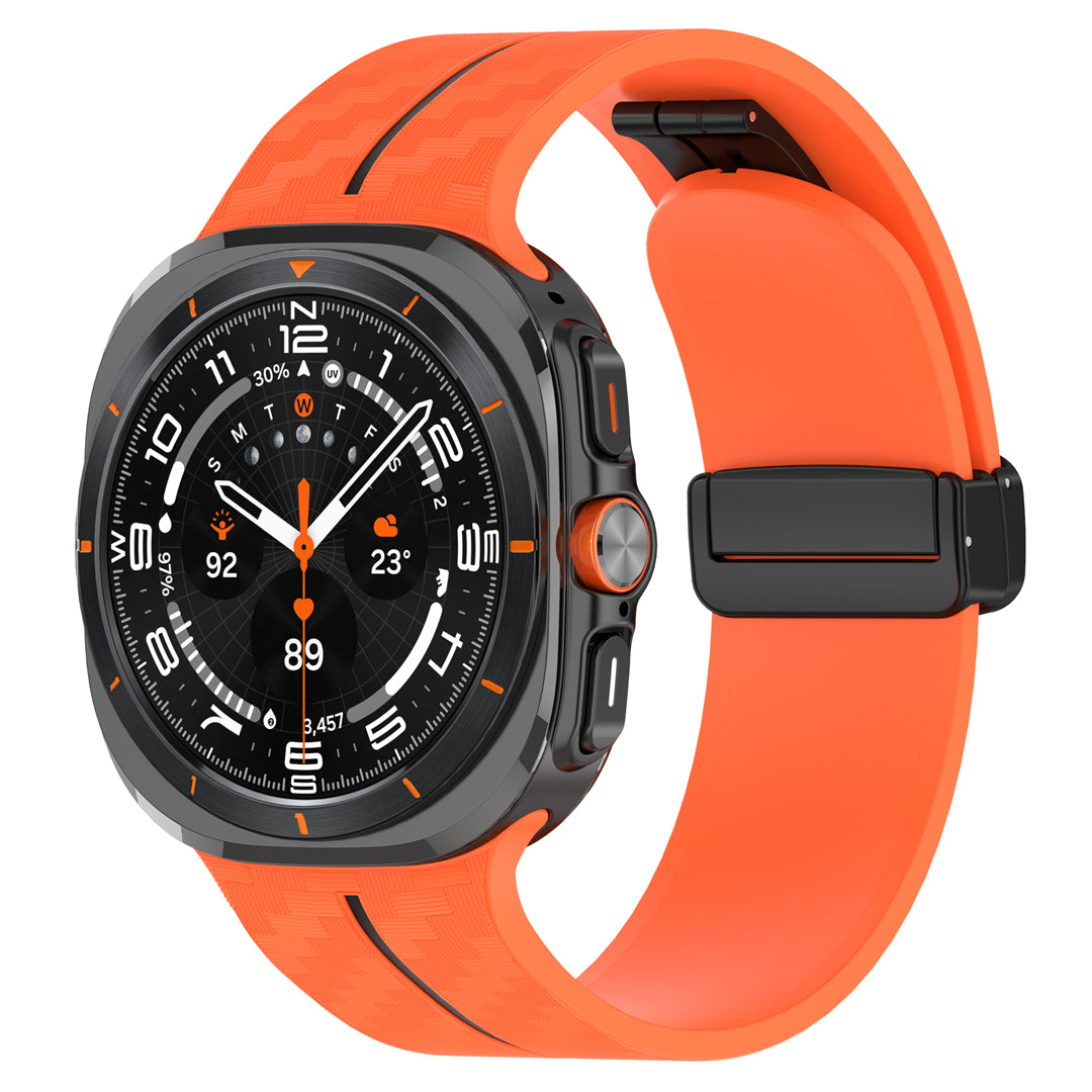 Silicone Magnetic Buckle Band For Samsung Galaxy Watch Ultra