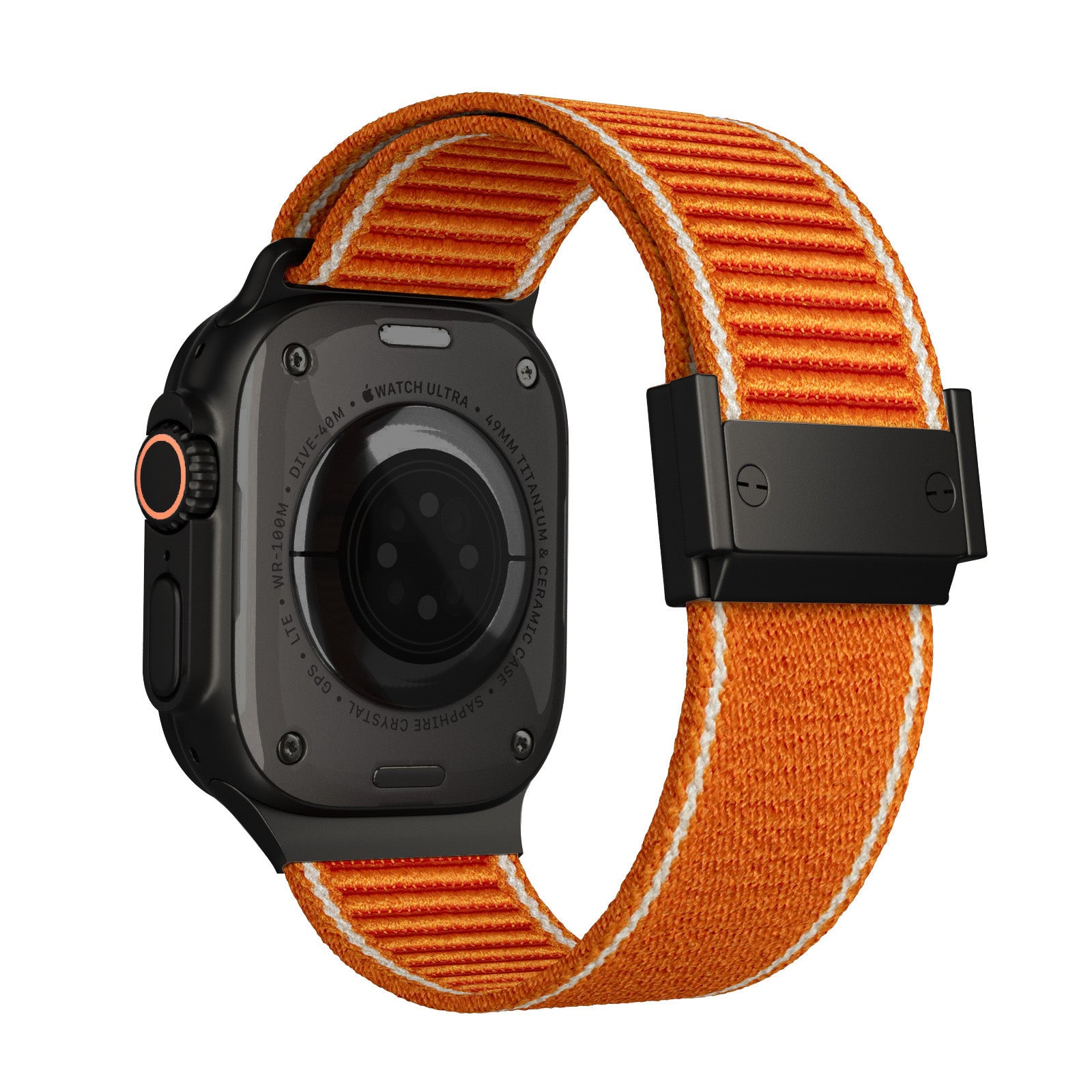 Correa de nailon trenzado con hebilla magnética para Apple Watch