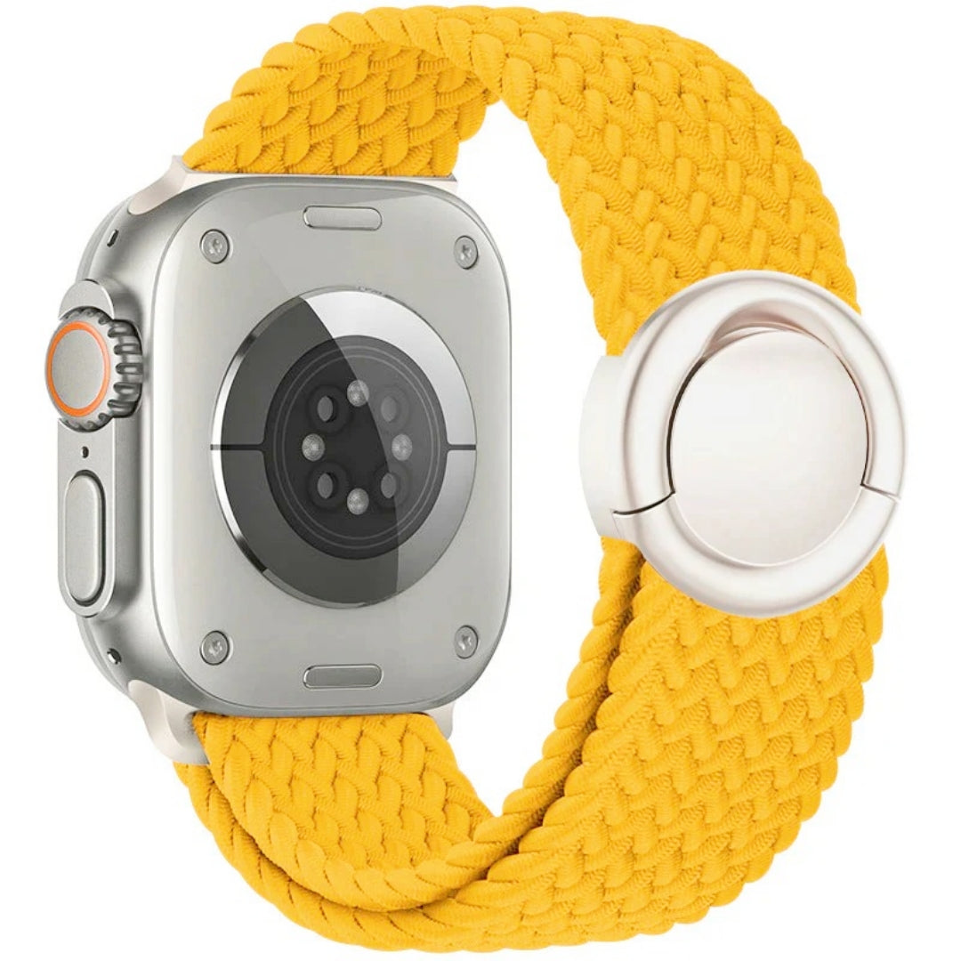 Nylon Magnetic Round Buckle Band For Apple Watch