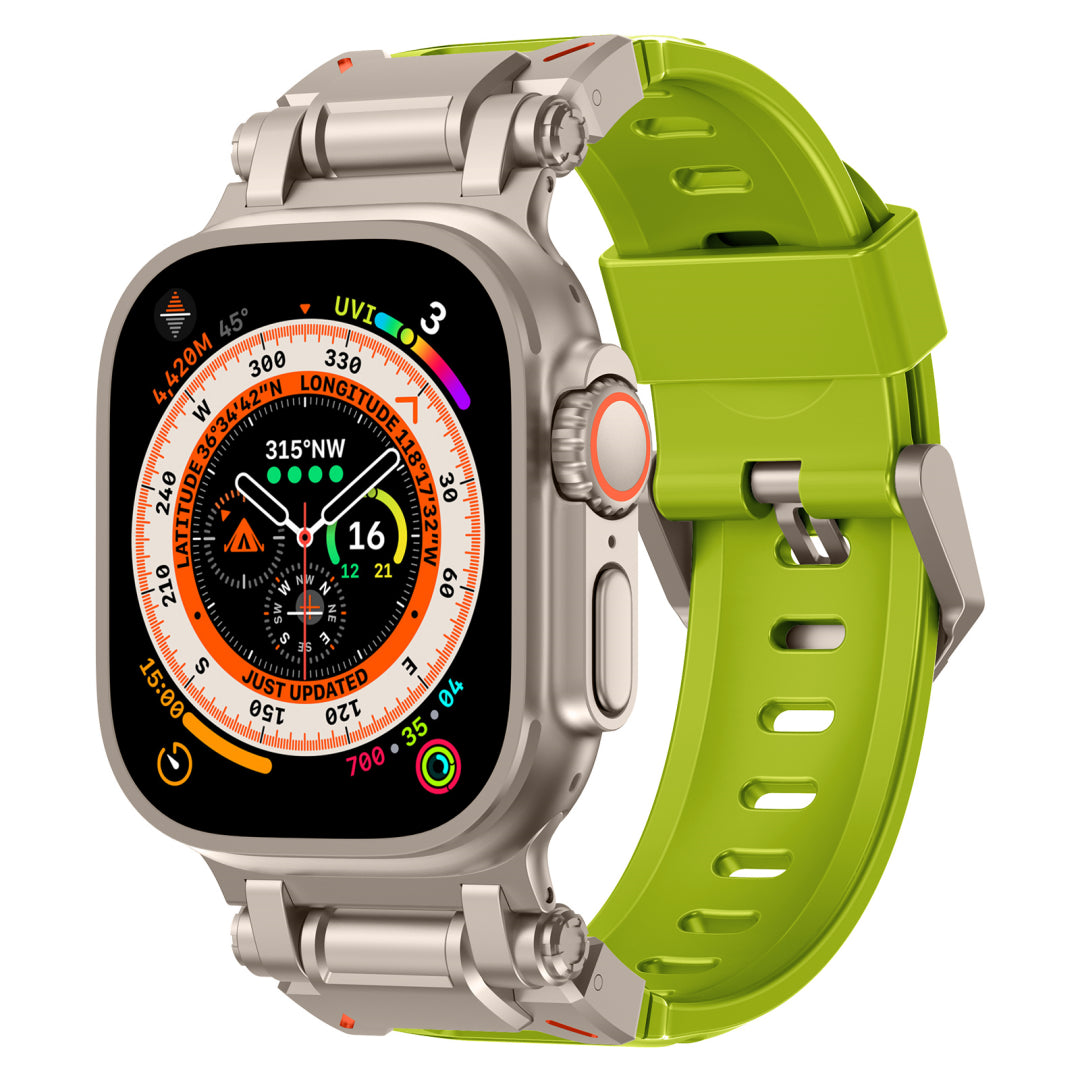 #Color_Titanium Adapter-Green Band