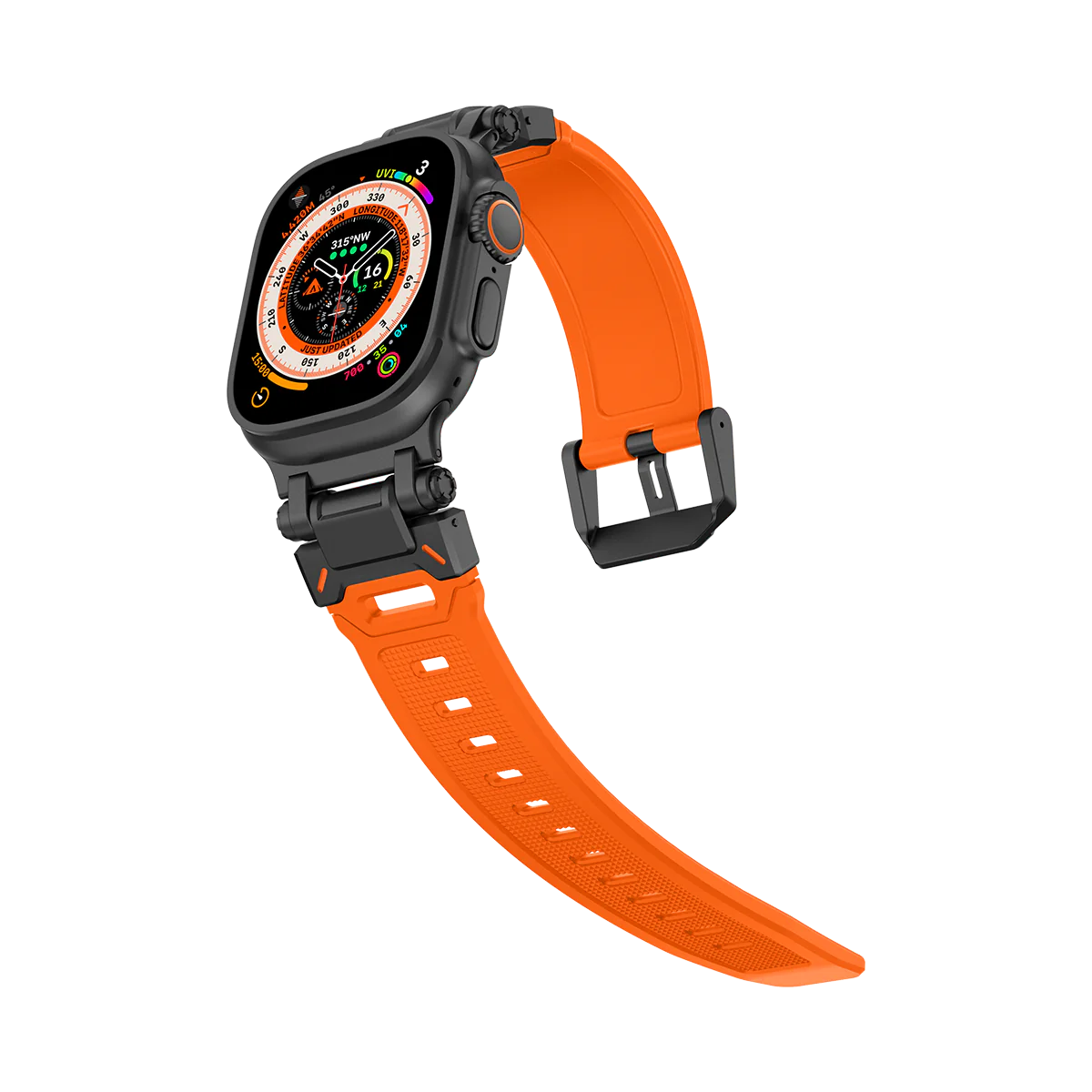 #Color_Black Adapter-Orange Band