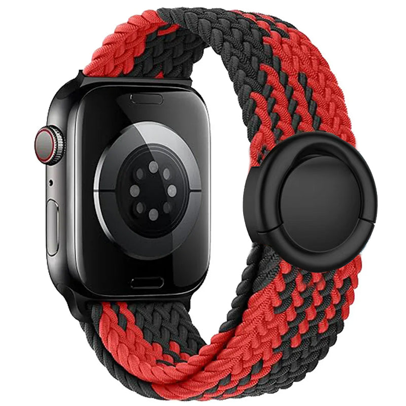 Nylon Magnetic Round Buckle Band For Apple Watch