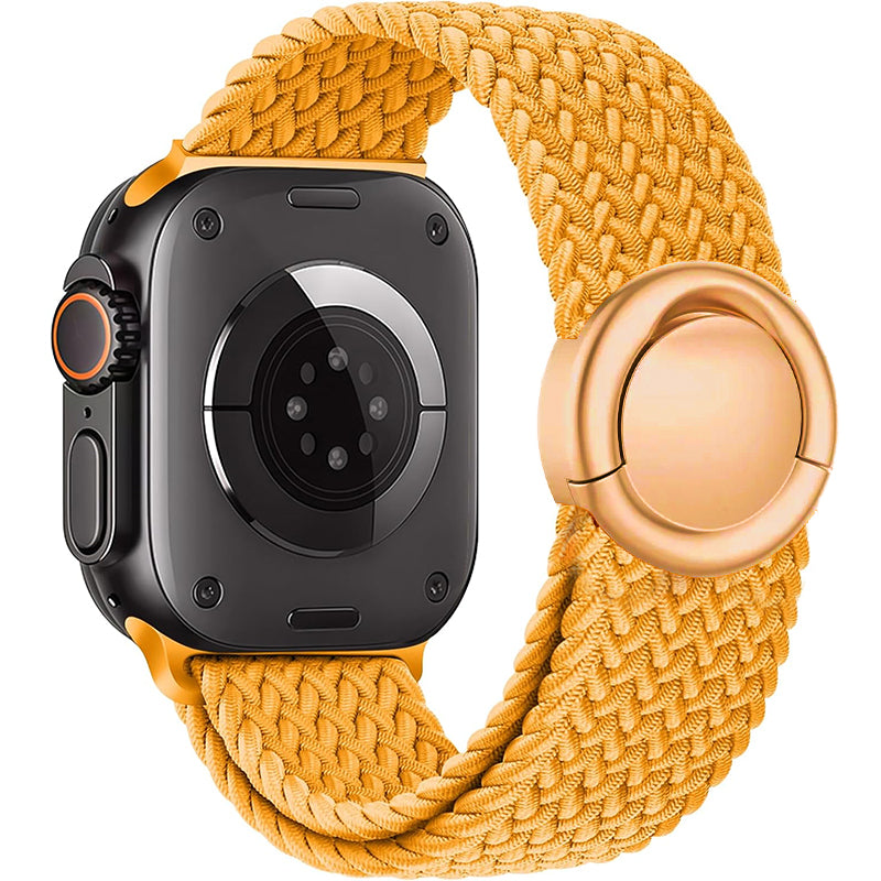 Nylon Magnetic Round Buckle Band For Apple Watch