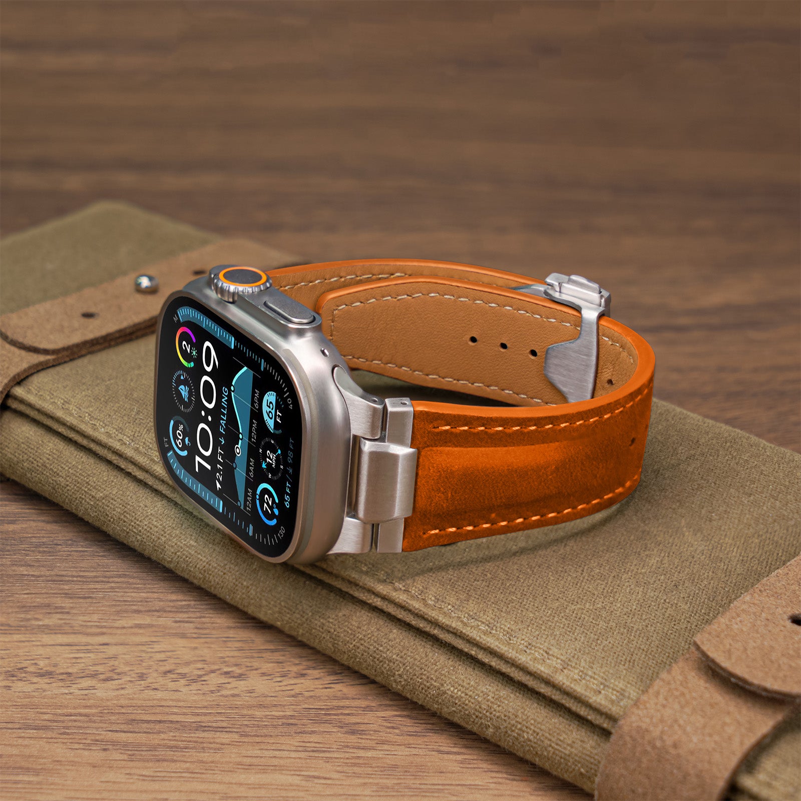 Pathfinder Deployant Pro Leather Band