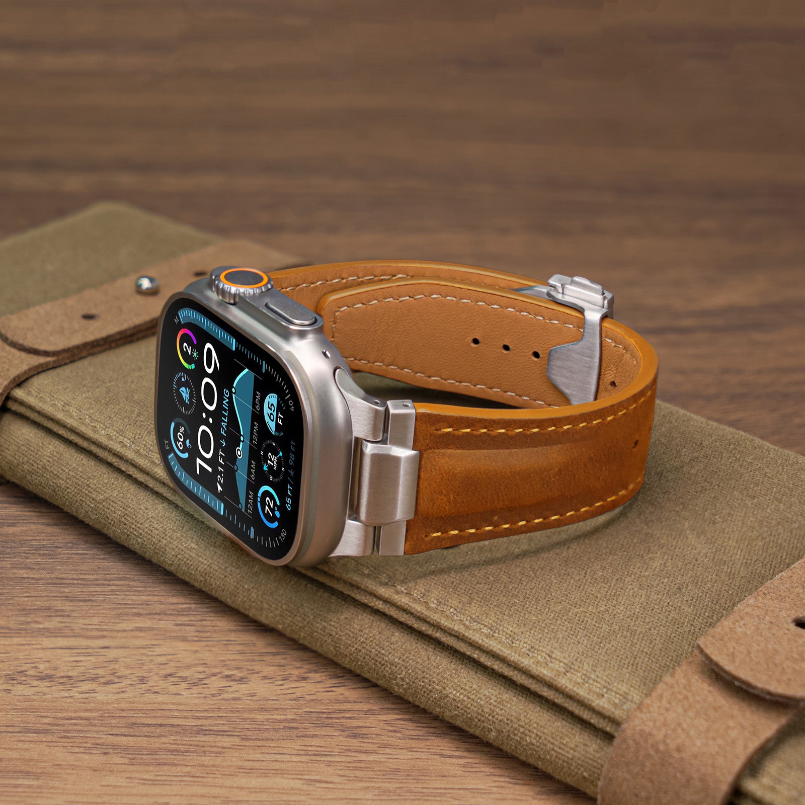 Pathfinder Deployant Pro Leather Band