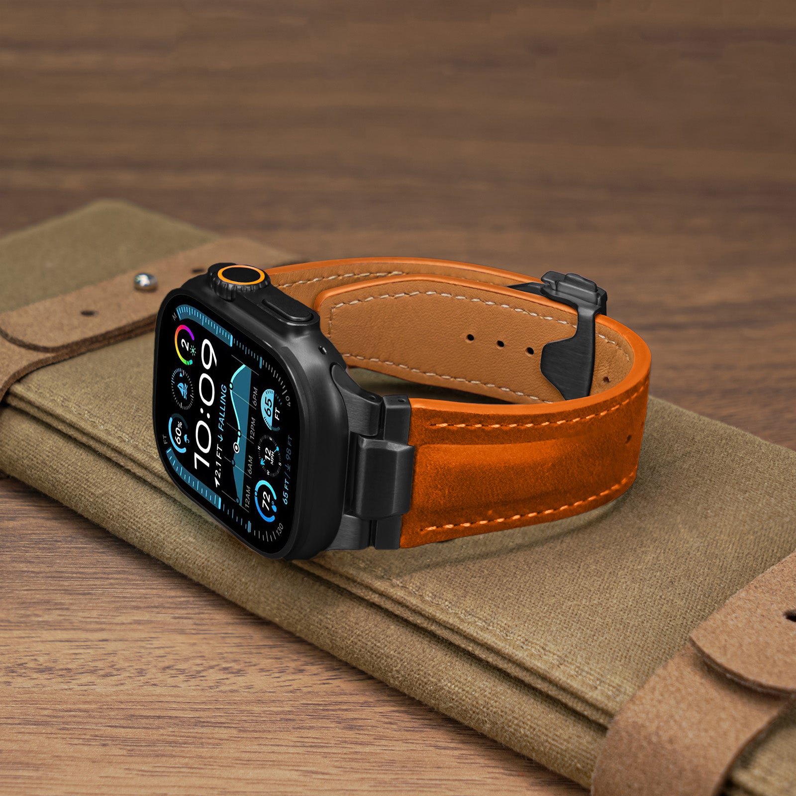 Pathfinder Deployant Pro Leather Band