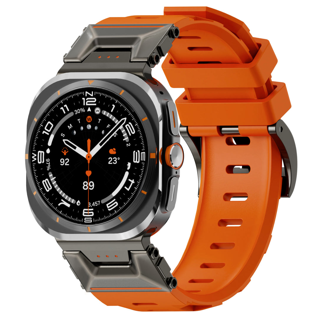 Mechanical Pioneer Silicone Band For Samsung Galaxy Watch Ultra
