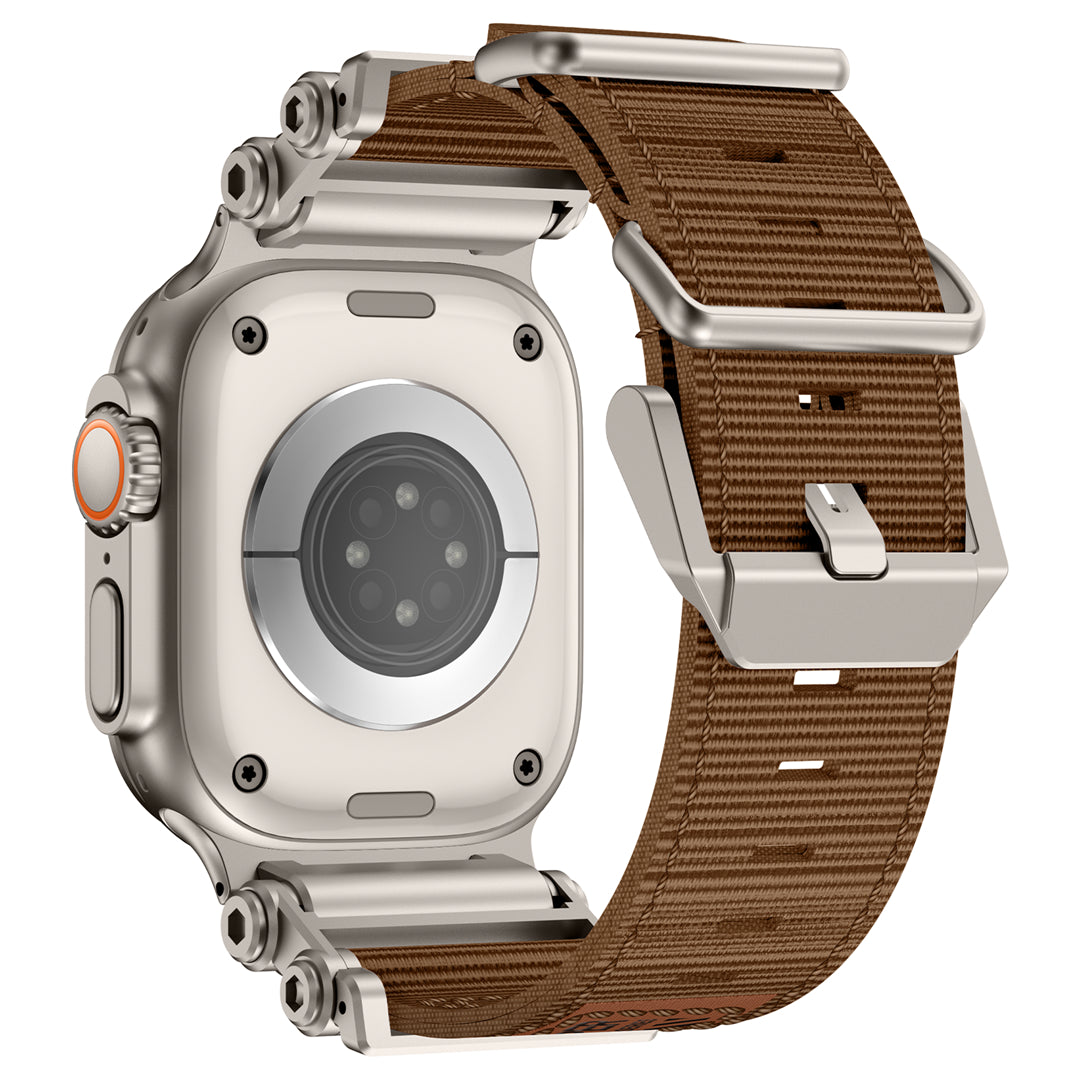 #Color_Titanium Adapter-Brown Band
