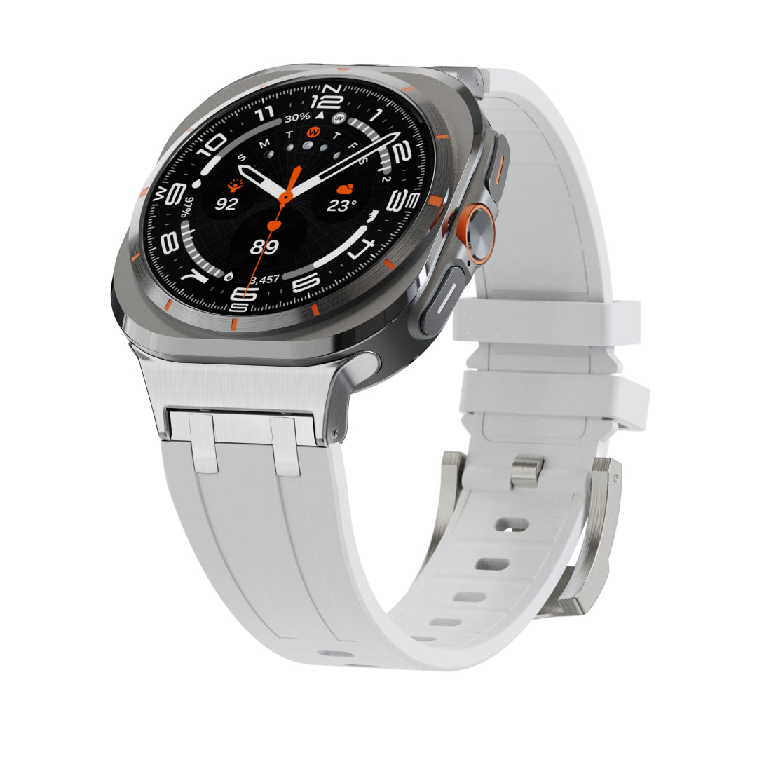 #Color_Silver Adapter-White Band
