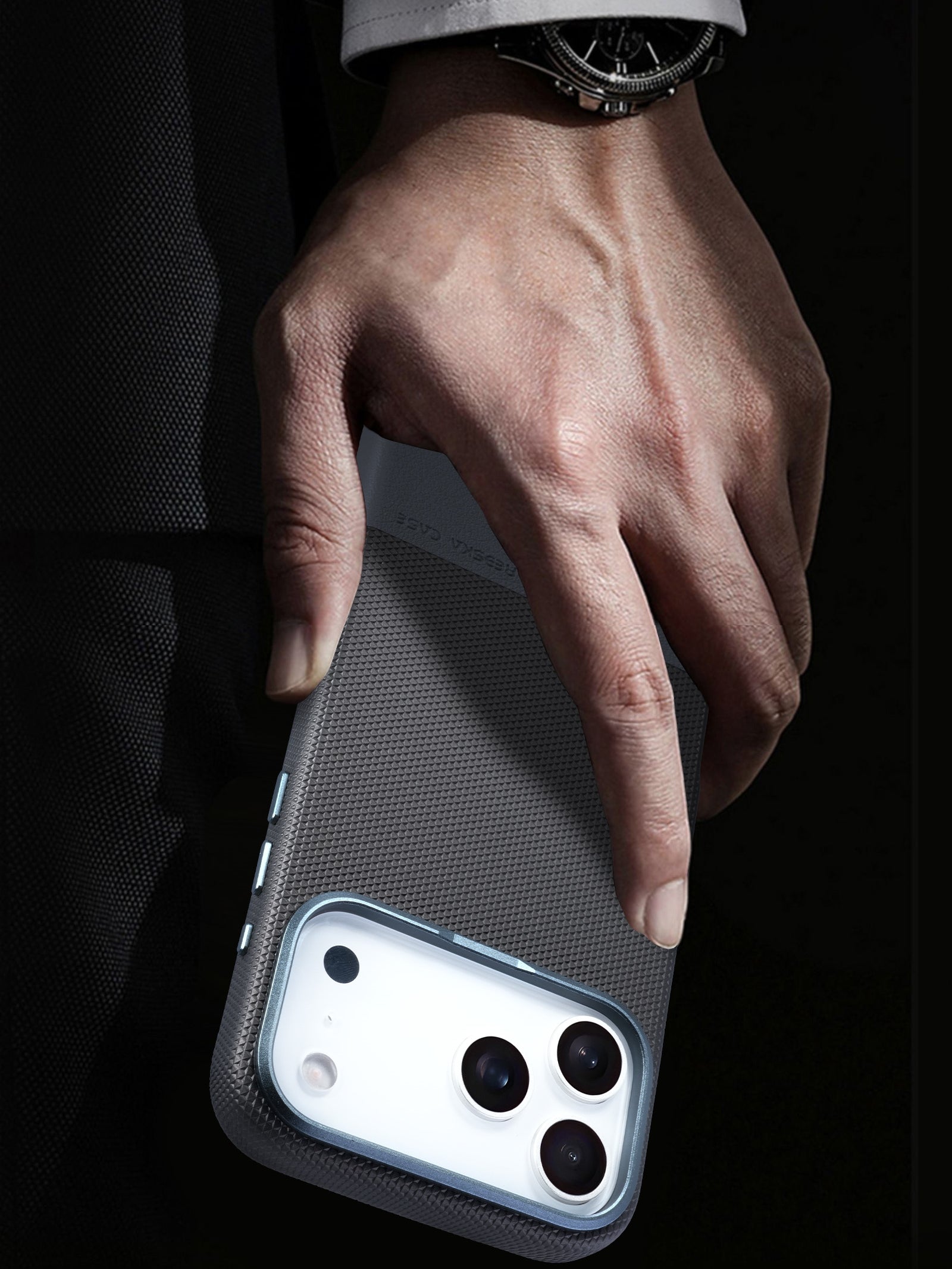 Dragon Scale Double Leather magnetic Case For iPhone