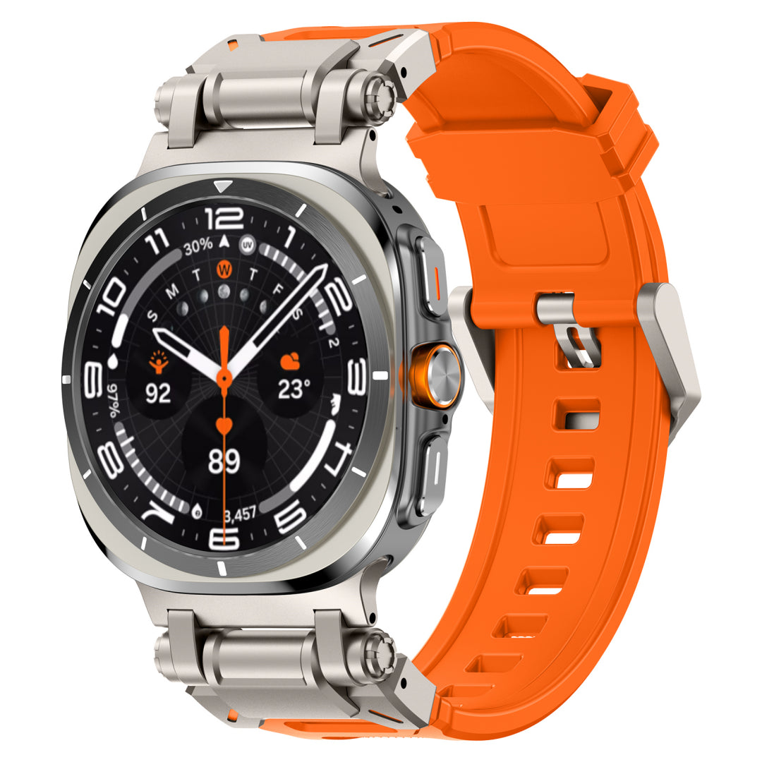 #Color_Titanium Adapter-Orange Band