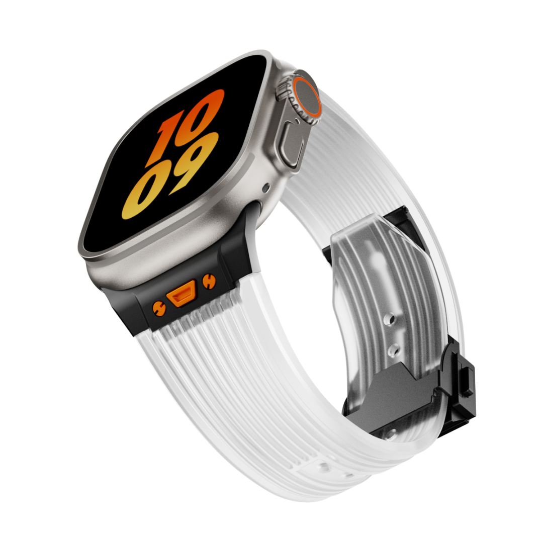 #Color_Black Adapter-Transparent Band
