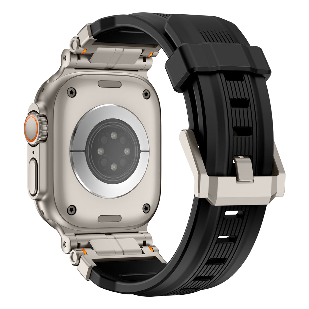 #Color_Titanium Adapter-Black Band