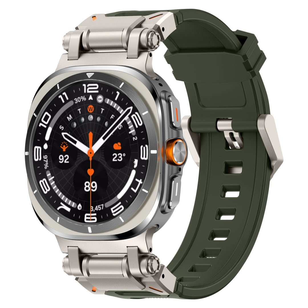 #Color_Titanium Adapter-Green Band