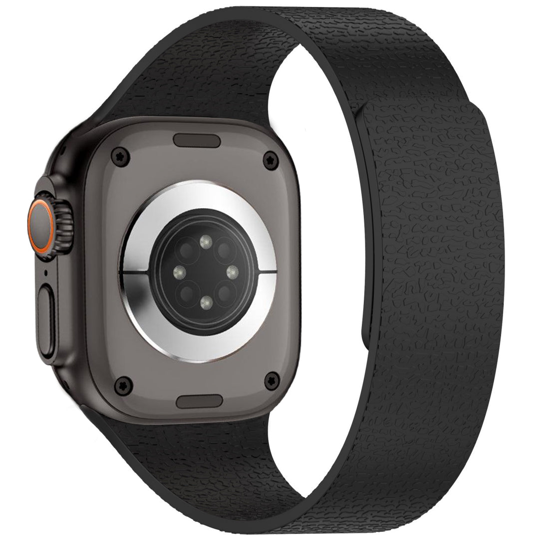 Lychee Silicone Magnetic Band For Apple Watch