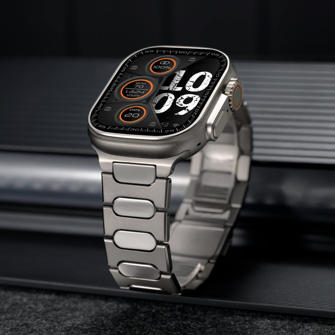 Titanium Magnetic Buckle Band For Apple Watch