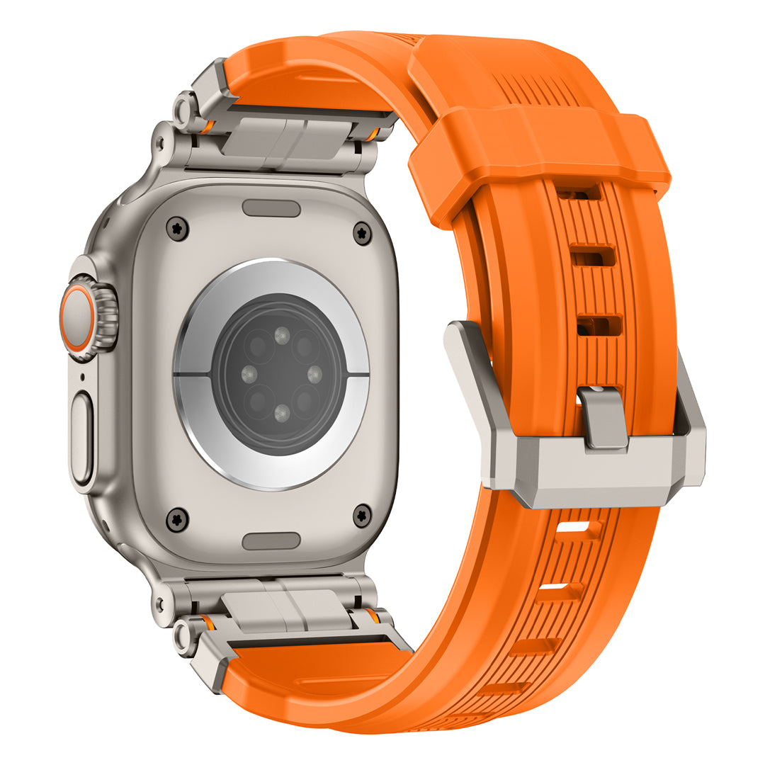 #Color_Titanium Adapter-Orange Band