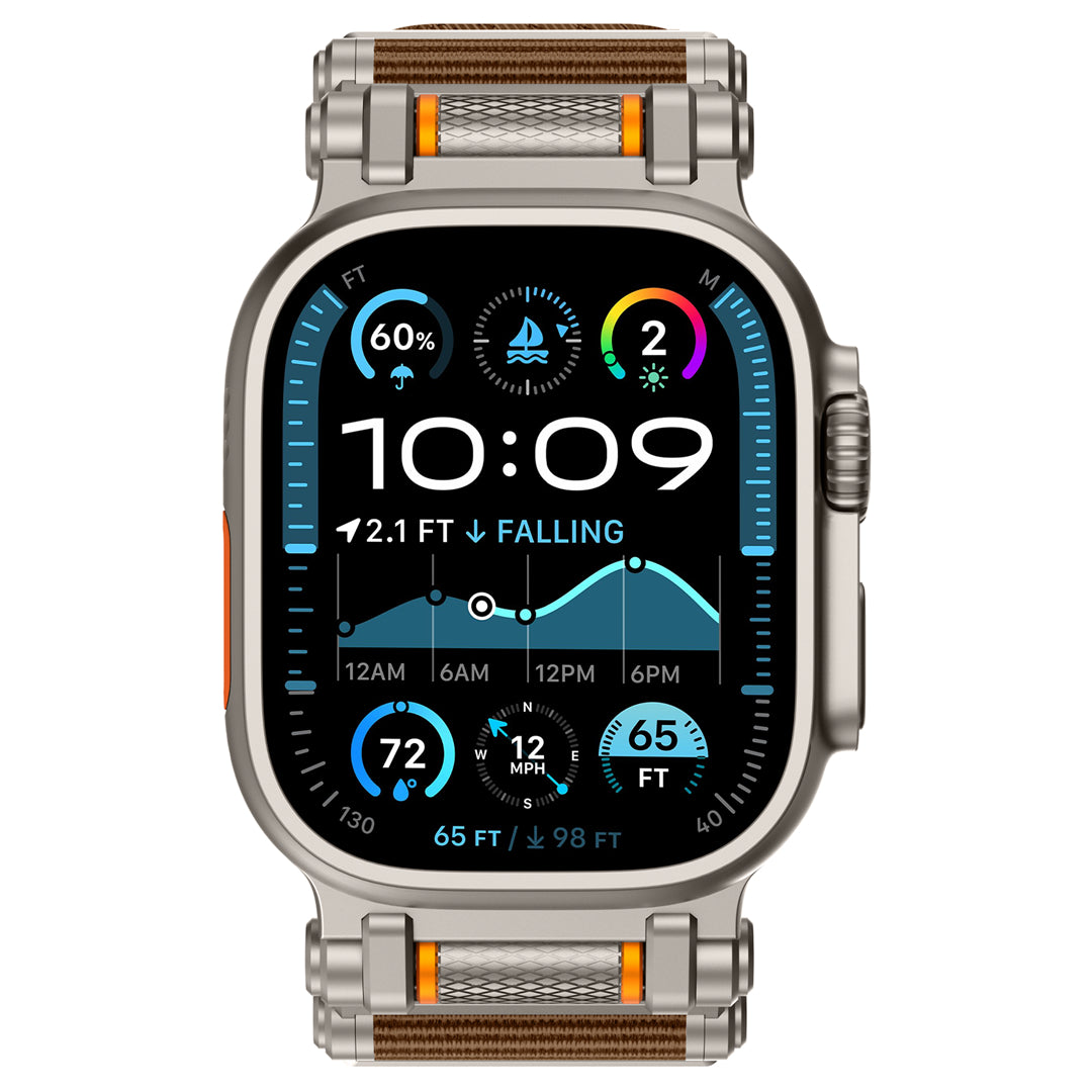 #Color_Titanium Adapter-Brown Band