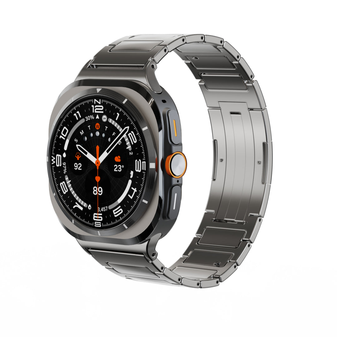 Galaxy watch titanium band hotsell