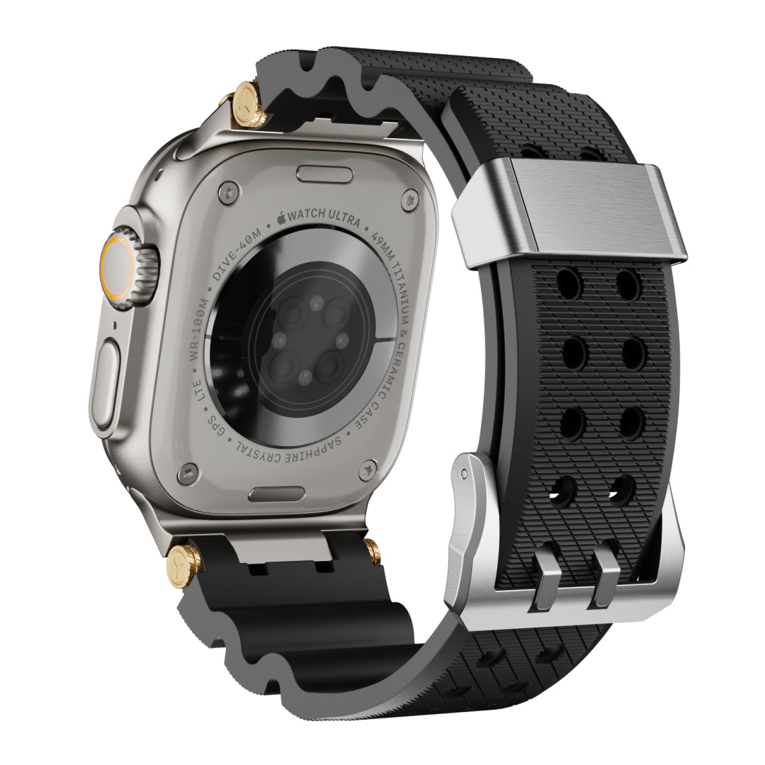 Mechanisches Design-Silikonarmband für Apple Watch