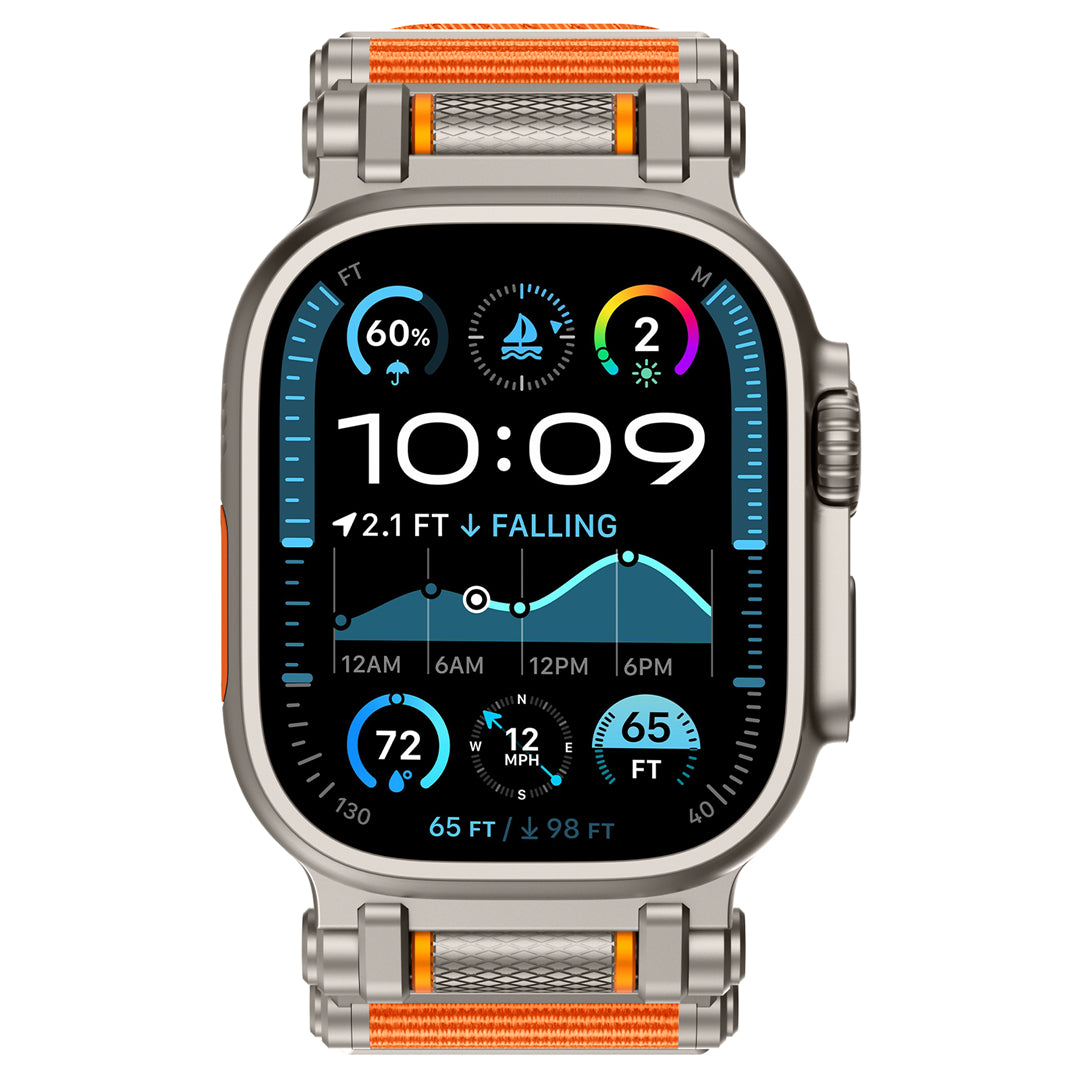 #Color_Titanium Adapter-Orange Band
