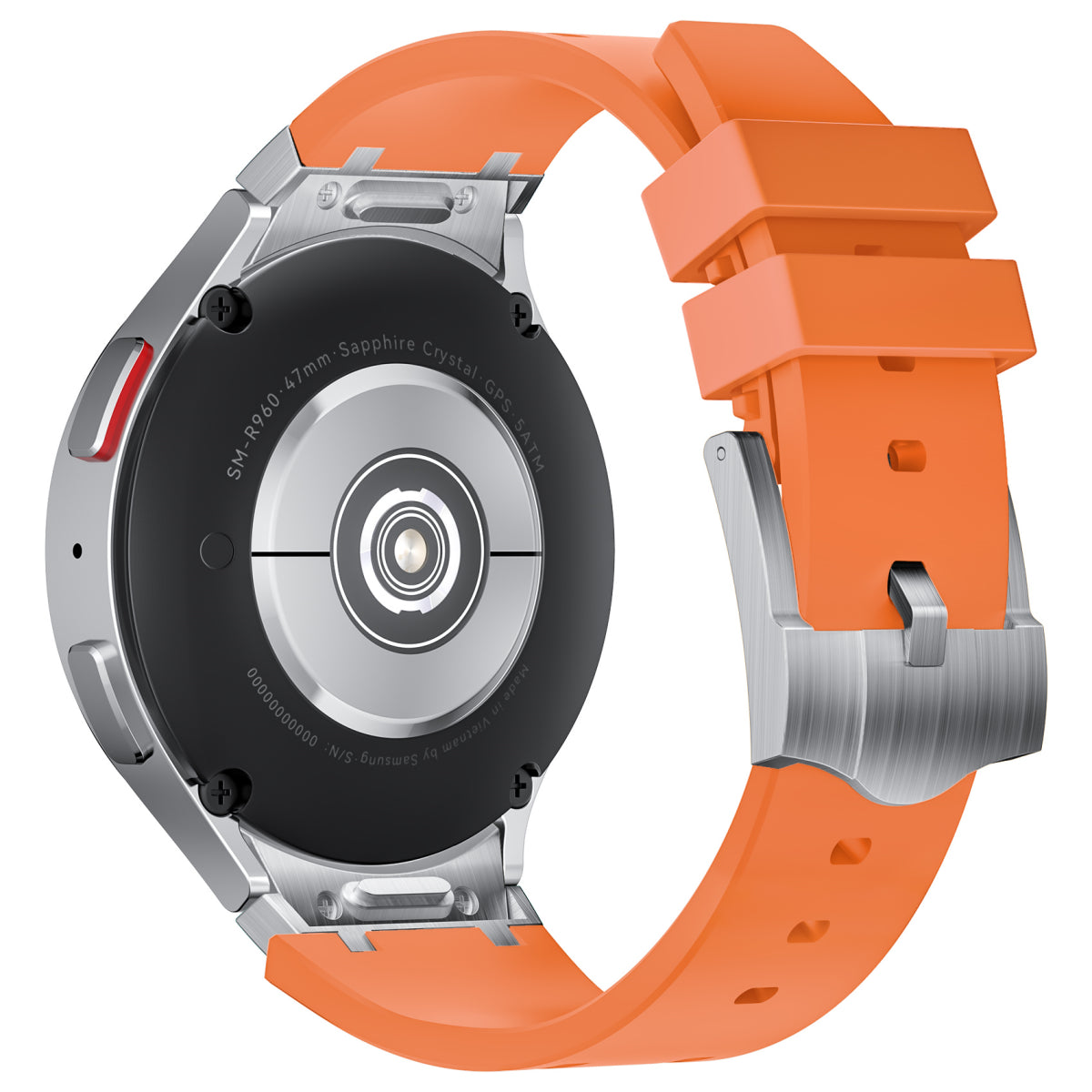 #Color_Silver Adapter-Orange Band