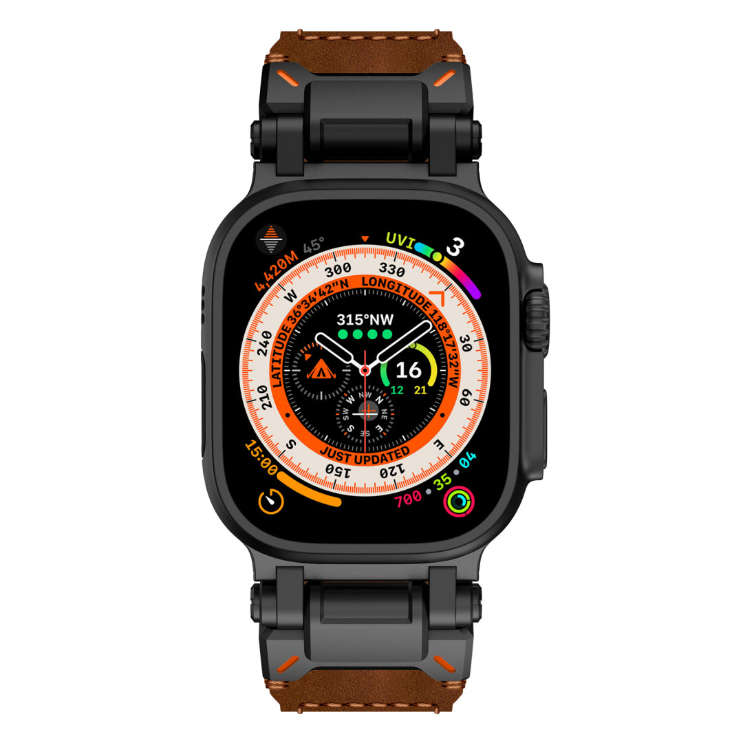 #Color_Black Adapter-Brown Band