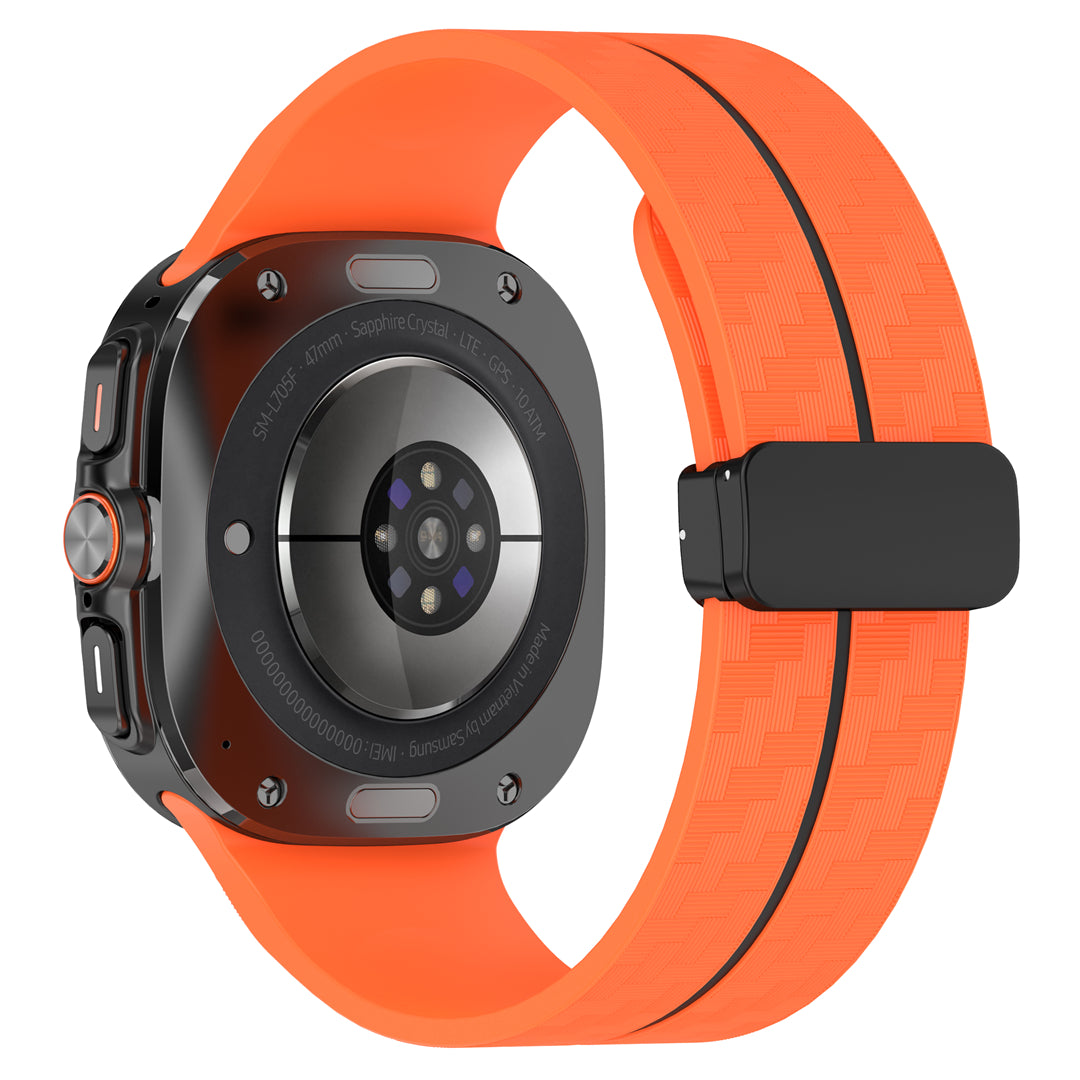 Silicone Magnetic Buckle Band For Samsung Galaxy Watch Ultra
