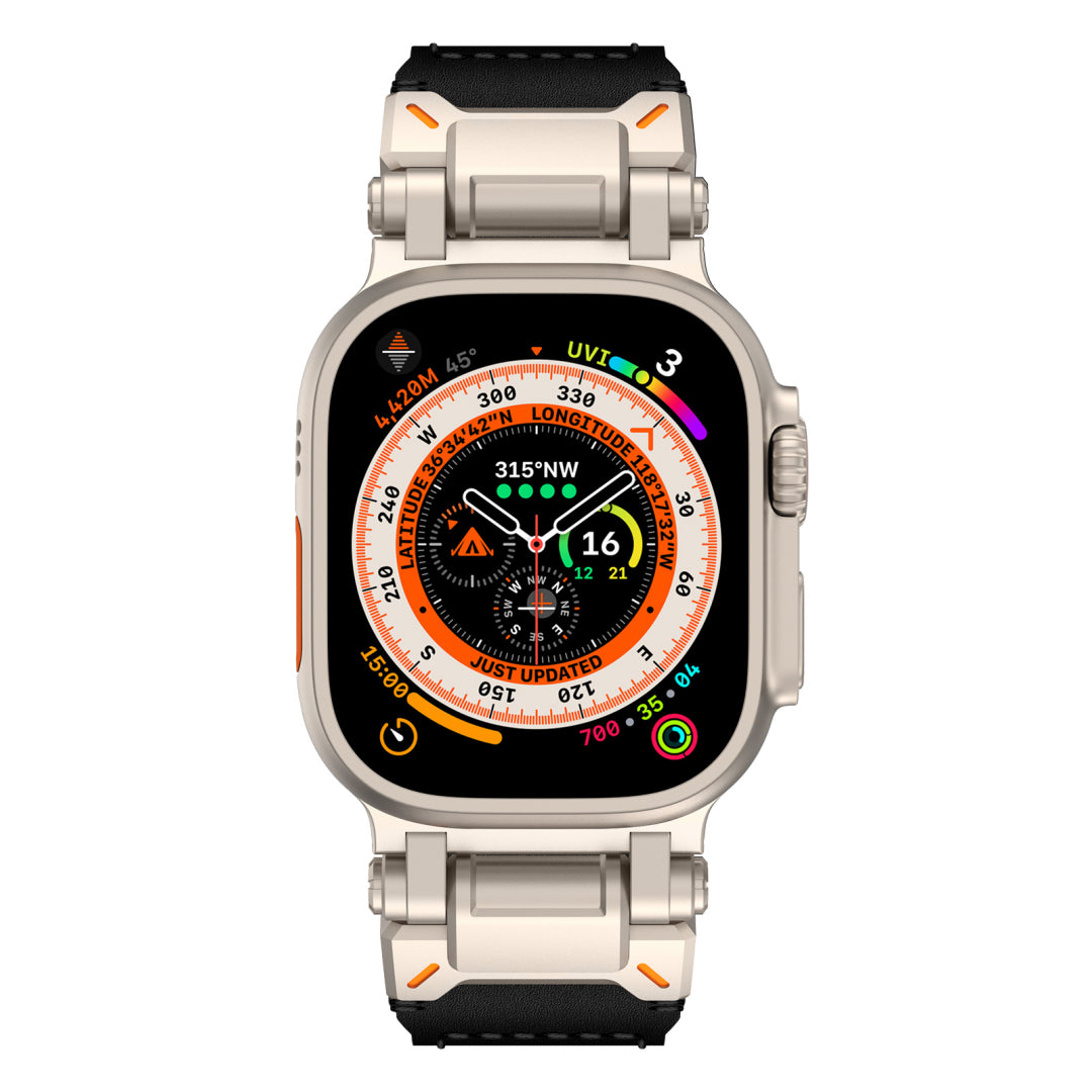 #Color_Titanium Adapter-Black Band