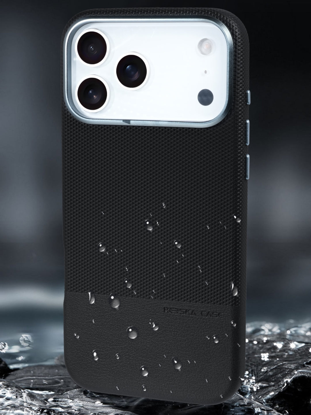 Dragon Scale Double Leather magnetic Case For iPhone