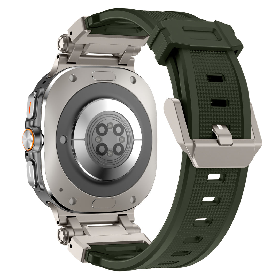 #Color_Titanium Adapter-Green Band