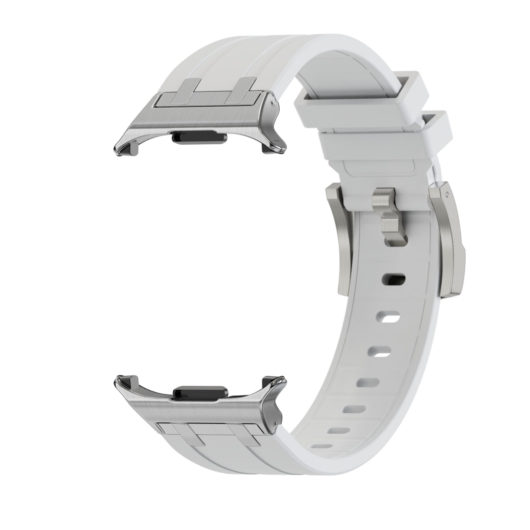 #Color_Silver Adapter-White Band