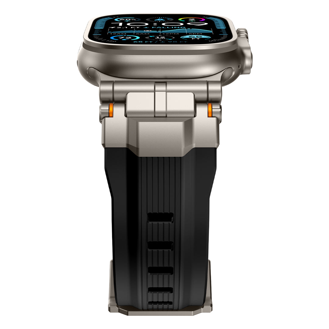 #Color_Titanium Adapter-Black Band