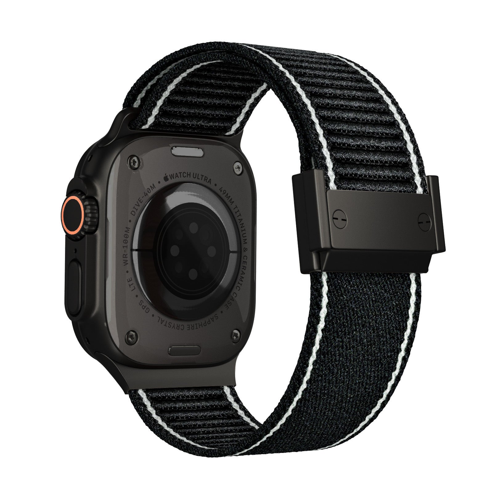 Correa de nailon trenzado con hebilla magnética para Apple Watch