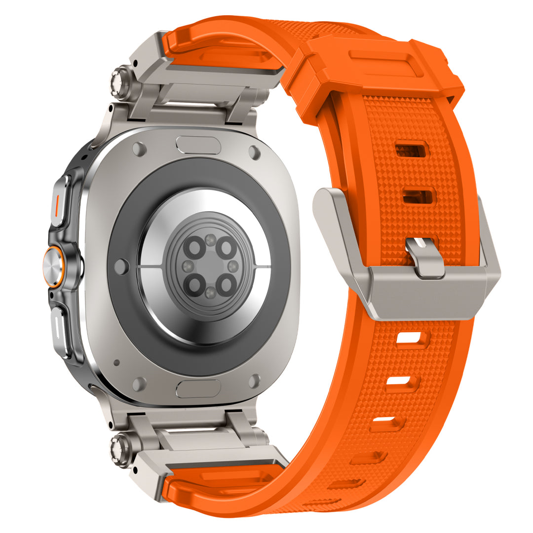 #Color_Titanium Adapter-Orange Band