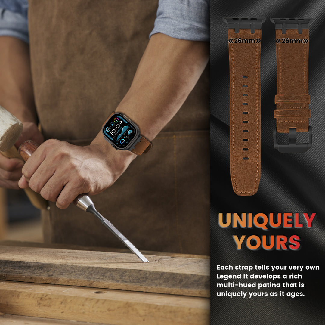 AP Leather Band For Apple Watch