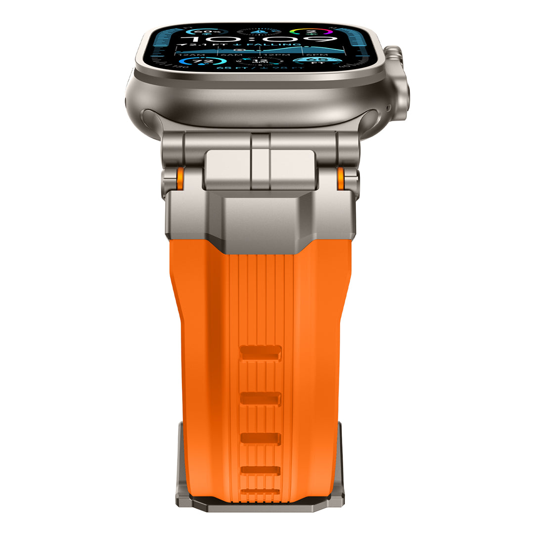 #Color_Titanium Adapter-Orange Band
