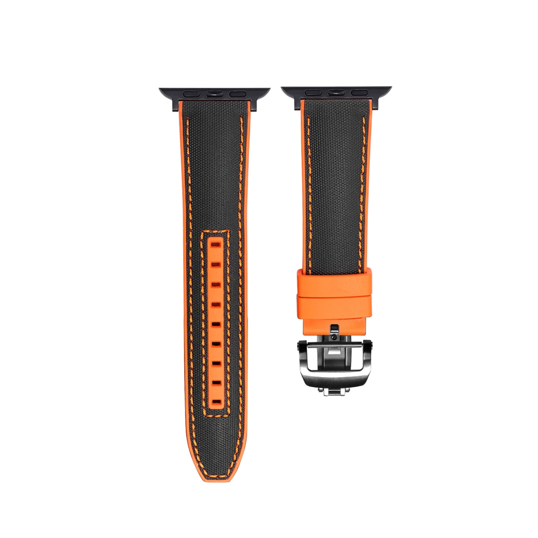 FKM-Armband mit Schmetterlingsschnalle für Apple Watch