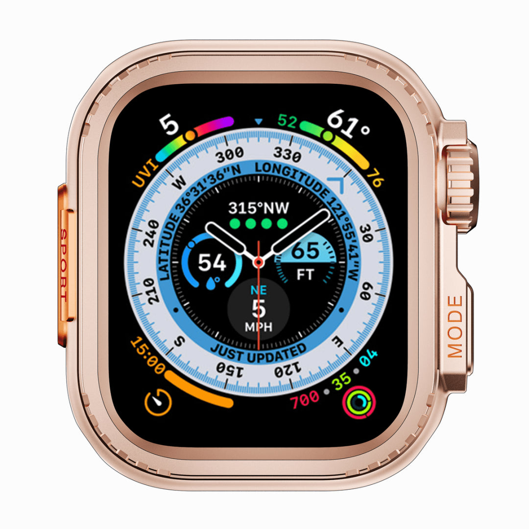 Robustes Gehäuse aus Aluminiumlegierung für die Apple Watch