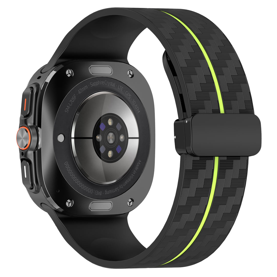 Silicone Magnetic Buckle Band For Samsung Galaxy Watch Ultra