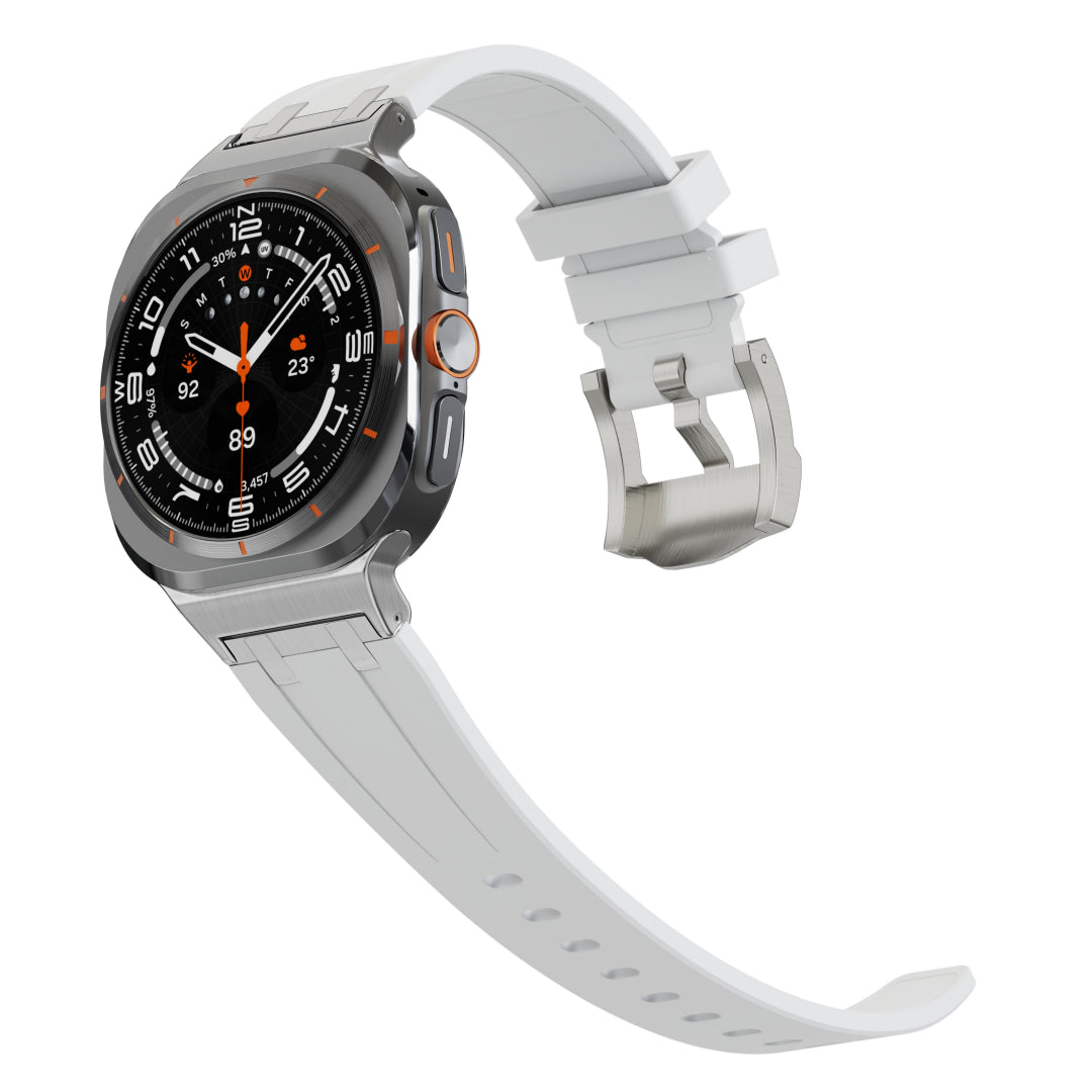 #Color_Silver Adapter-White Band