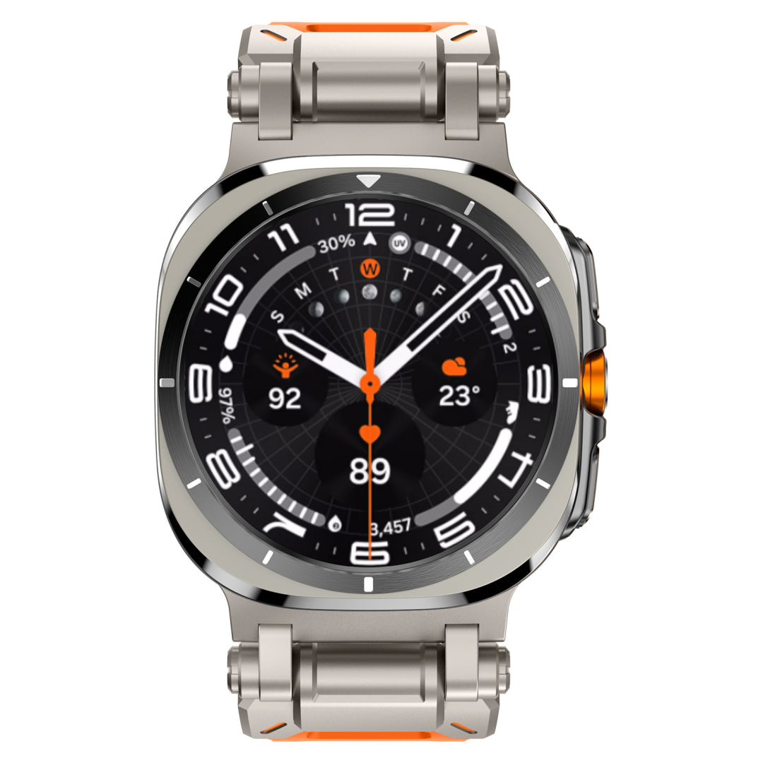 #Color_Titanium Adapter-Orange Band