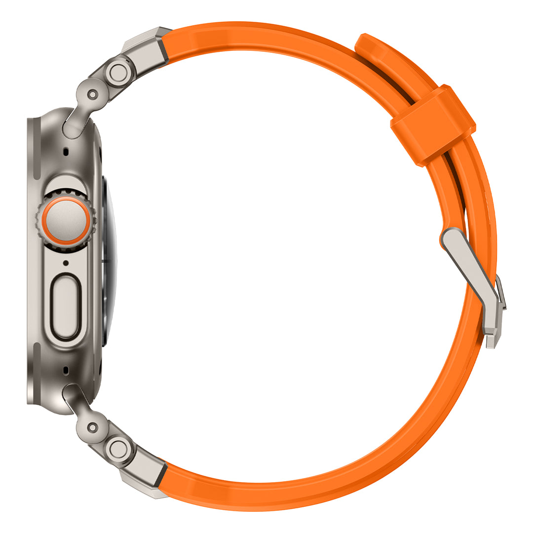 #Color_Titanium Adapter-Orange Band