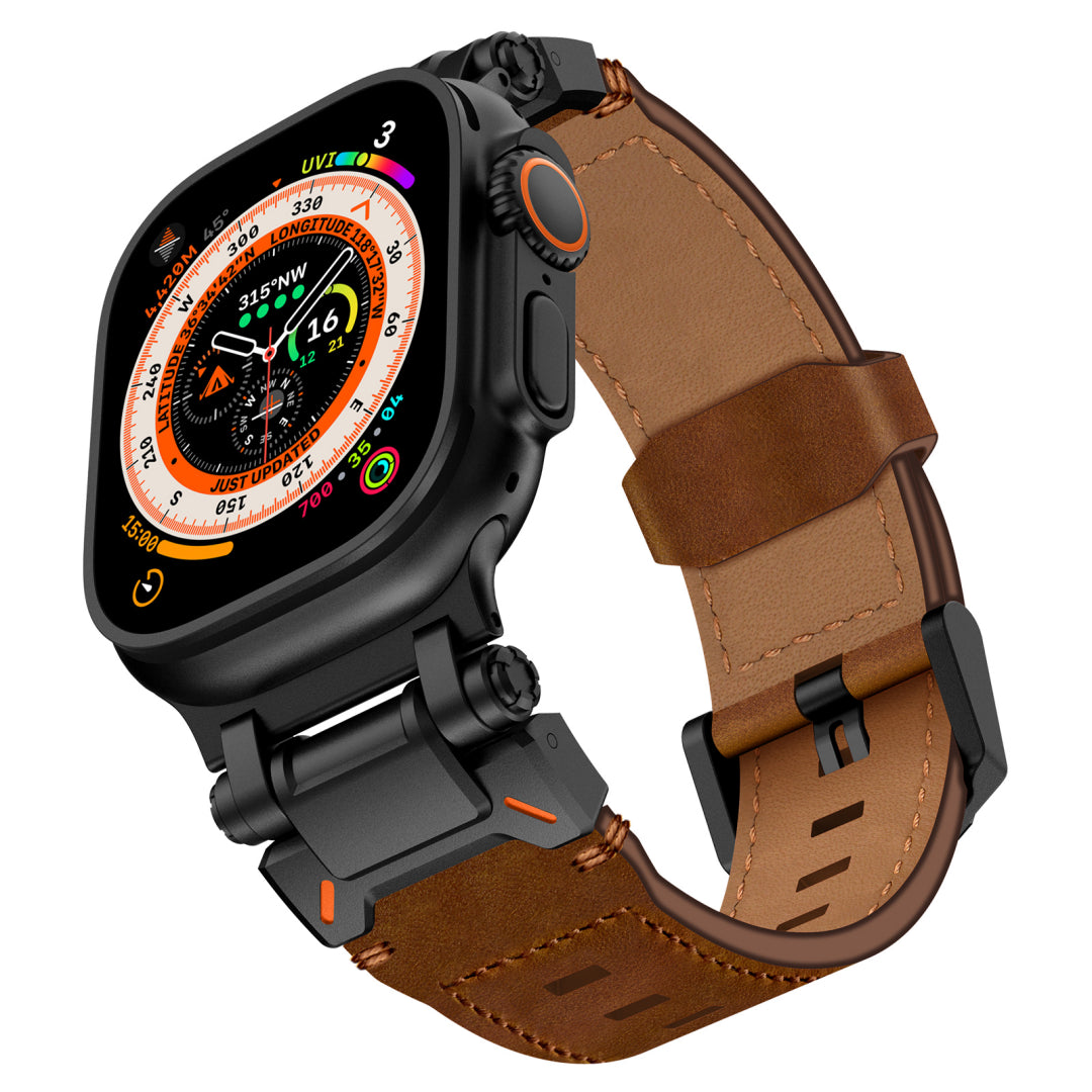 #Color_Black Adapter-Brown Band