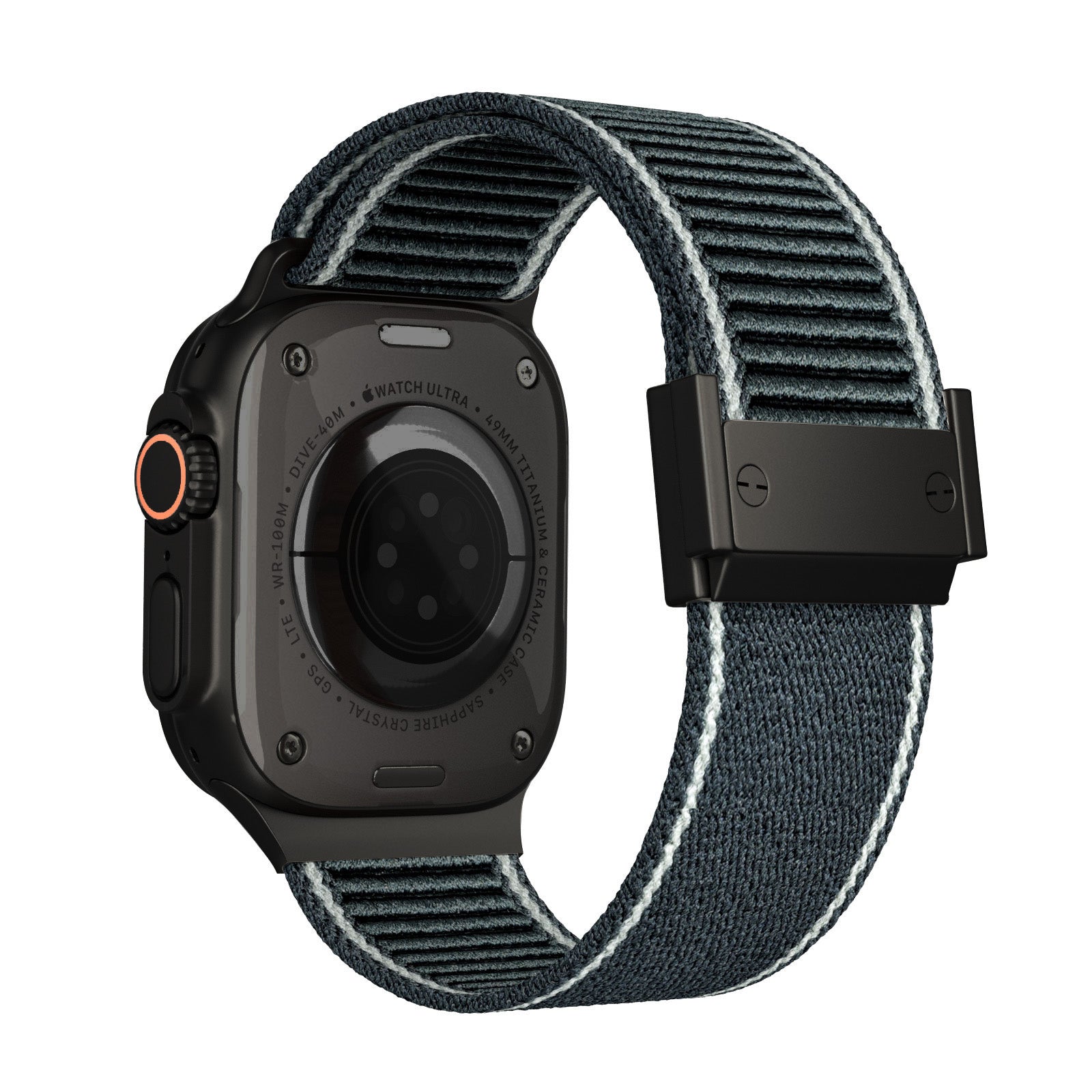 Correa de nailon trenzado con hebilla magnética para Apple Watch