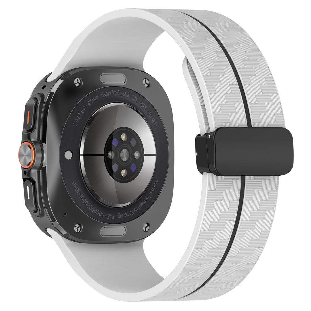 Silicone Magnetic Buckle Band For Samsung Galaxy Watch Ultra