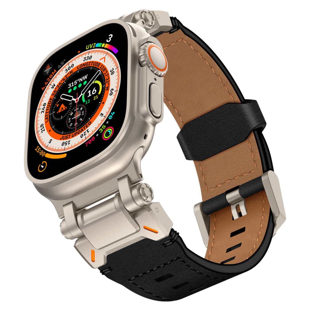 #Color_Titanium Adapter-Black Band