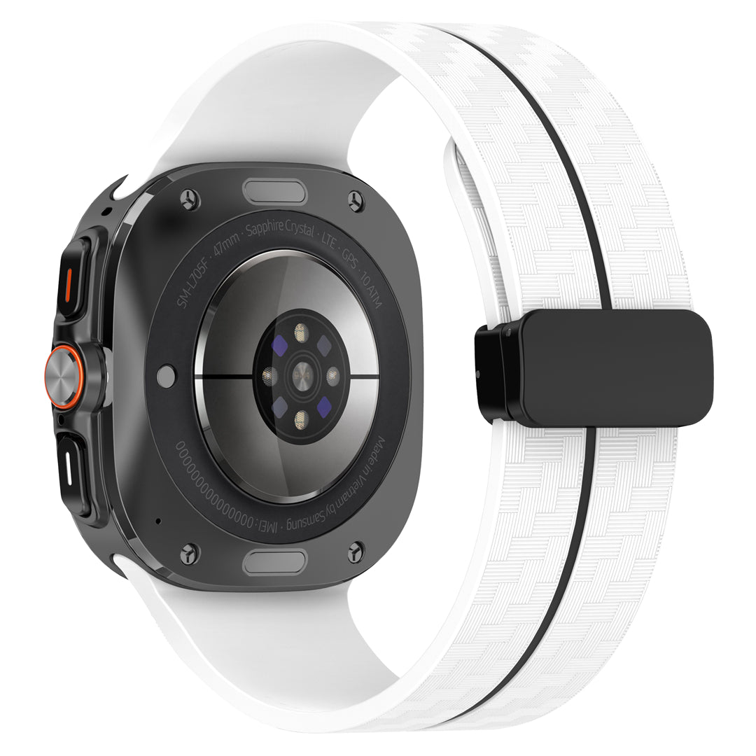 Silicone Magnetic Buckle Band For Samsung Galaxy Watch Ultra